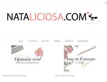 Tablet Screenshot of nataliciosa.com